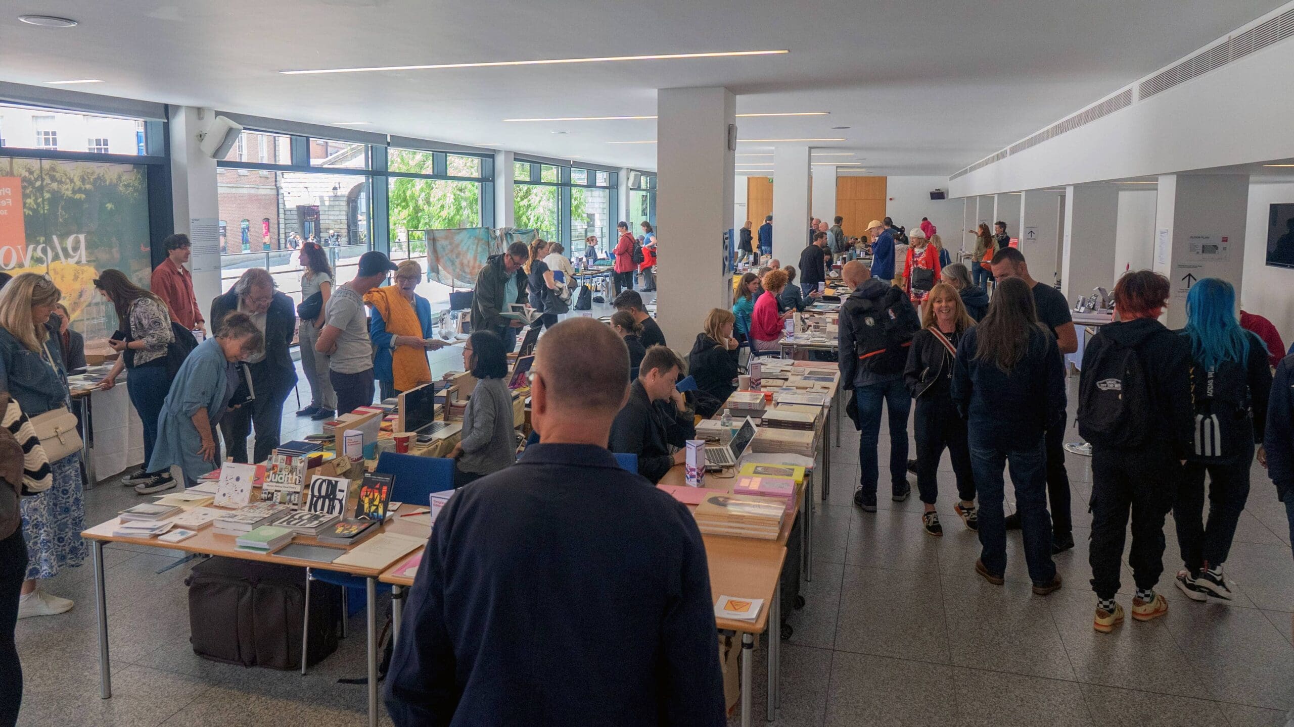 View of Tsundoku Art Book Fair 2023 hosted at Dublin Castle, during PhotoIreland Festival 2023